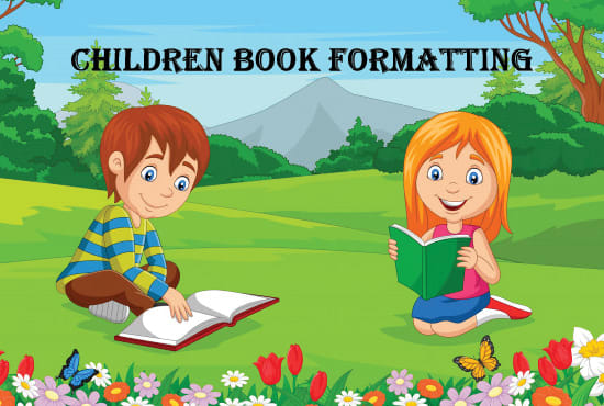 Gig Preview - Format childrens book for KDP, childrens book formatting for kindle