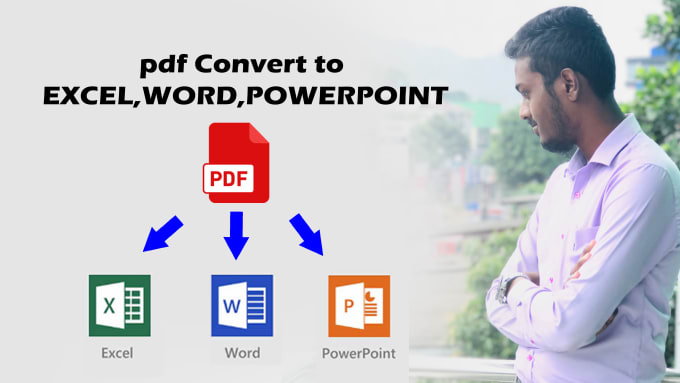 Gig Preview - Convert PDF files to word, excel, PPT