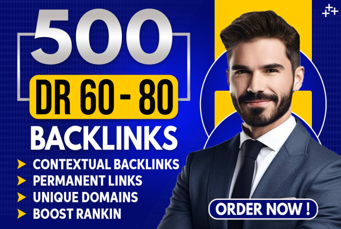 Gig Preview - High quality contextual SEO dofollow backlinks dr50 to dr70 plus