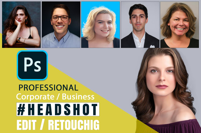 Gig Preview - Do corporate business headshots or retouching portraits and photo retouching