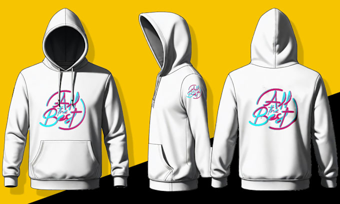 Gig Preview - Do zip hoodie and t,shirts mockup with your logo png