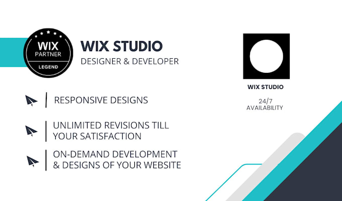 Gig Preview - Design, redesign or fix website in wix studio