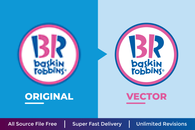 Bestseller - vector tracing logo redraw convert image to vectorize in 2 hours