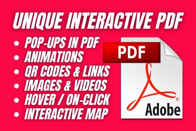 Gig Preview - Create interactive and animated pdfs with popups