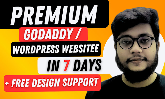 Gig Preview - Build premium godaddy or woocommerce website with free design service