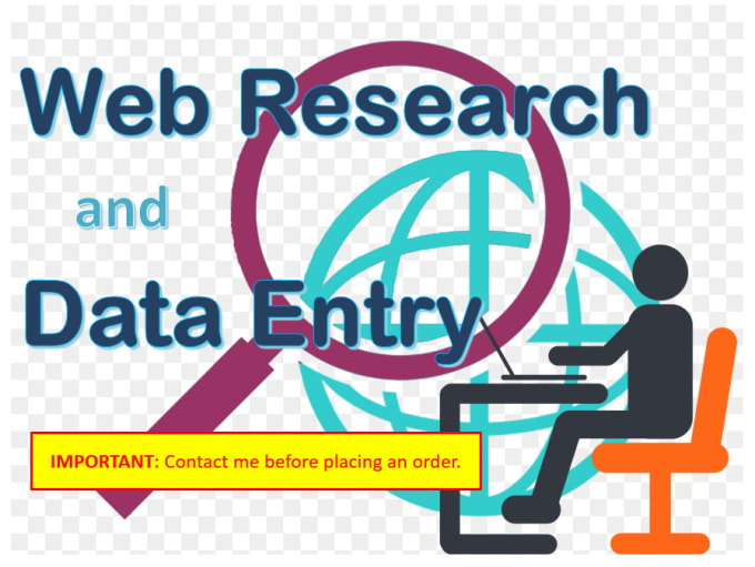 Gig Preview - Do web research and data entry