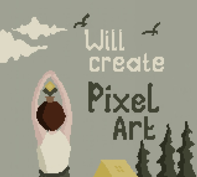 Gig Preview - Draw a pixel art for all your needs