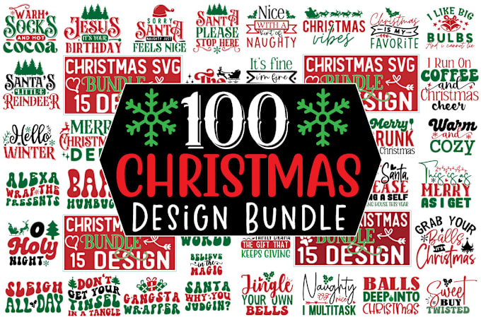 Gig Preview - Do unique and awesome christmas, halloween, design bundle for your etsy