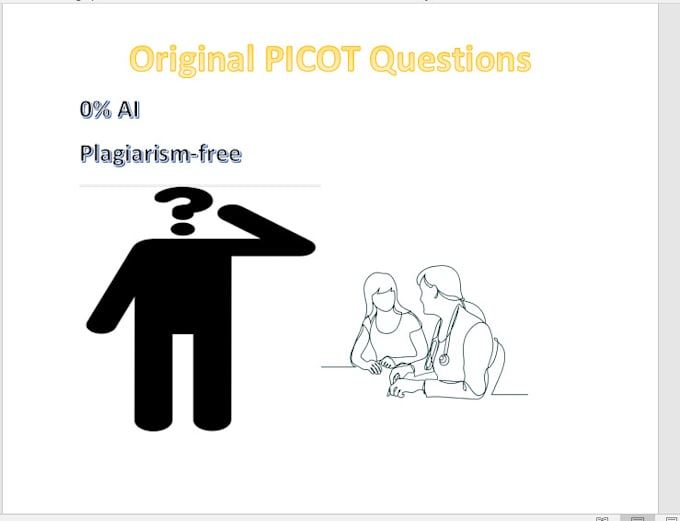 Gig Preview - Assist in developing and analyzing picot questions