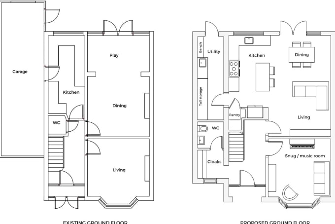 Bestseller - redesign an existing floor plan for remodeling