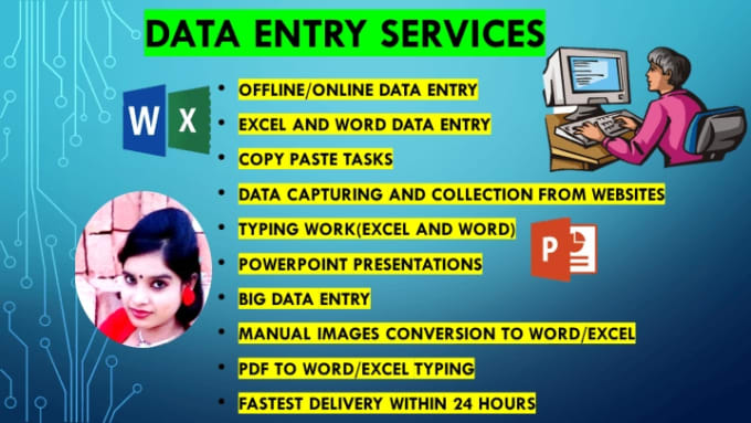 Gig Preview - Do perfect web research data entry and  copy past excel gdocs