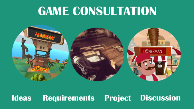 Gig Preview - Do consultation for vr,ar,mobile,pc games projects