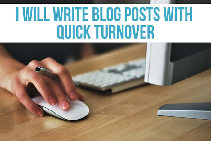 Gig Preview - Write your SEO optimized blog post