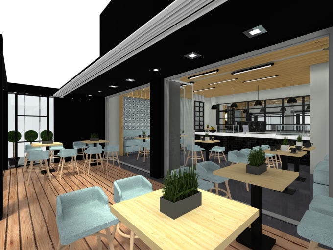 Gig Preview - Design your cafe, bar, restaurant