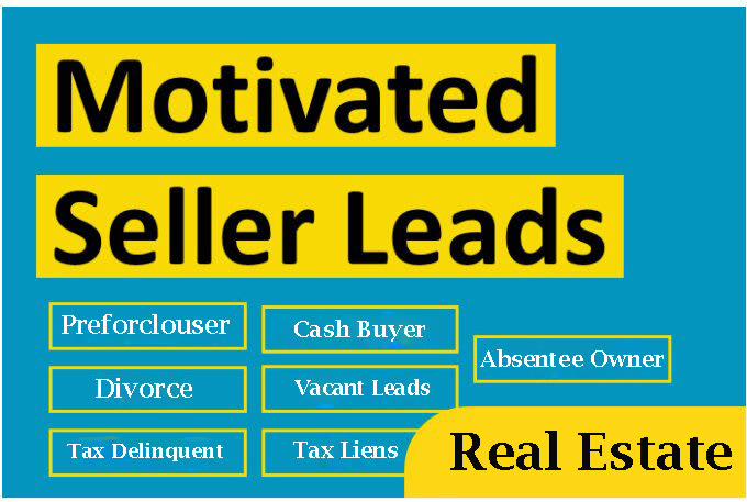 Gig Preview - Provide motivated seller leads with skip tracing