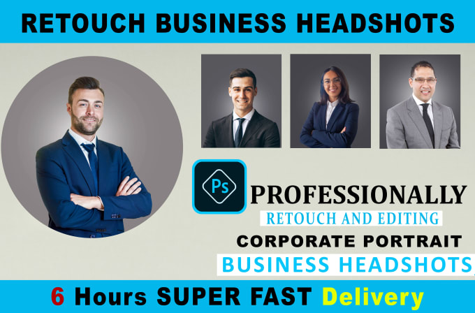 Gig Preview - Do professionally retouch business headshot corporate portrait