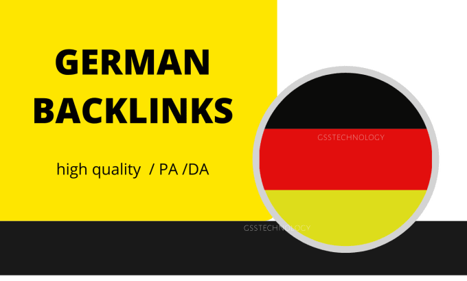 Gig Preview - Create local german domain authority backlinks