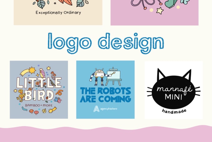 Bestseller - design you a simple and cute logo