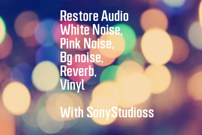 Gig Preview - Clean your audio  restore it removing plosives clicks bg noises n mouth clicks