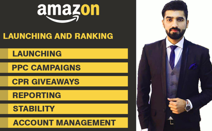 Gig Preview - Our agency will do amazon product launching and ranking for fba