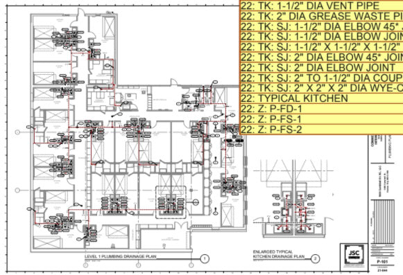 Gig Preview - Provide mep material takeoff and cost estimation