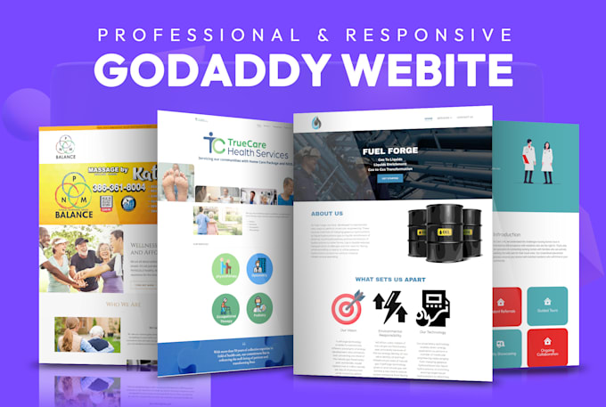 Gig Preview - Develop a responsive and professional godaddy website