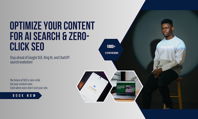 Gig Preview - Optimize your content for ai search and zero click SEO