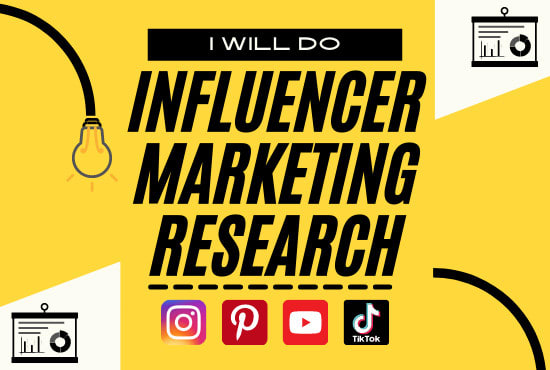 Gig Preview - Find influencer for instagram pinterest tiktok youtube brand