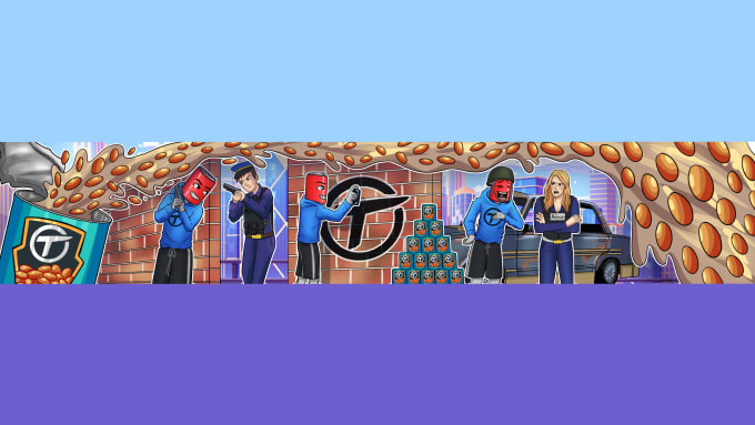 Gig Preview - Draw a youtube twitter header