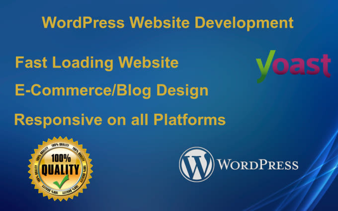 Gig Preview - Design fast loading responsive wordpress website