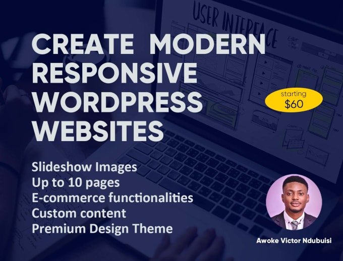 Gig Preview - Develop business or ecommerce wordpress website