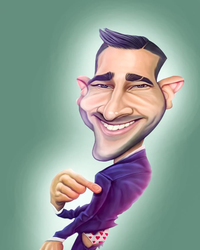 Gig Preview - Create cartoon drawing or caricature for you