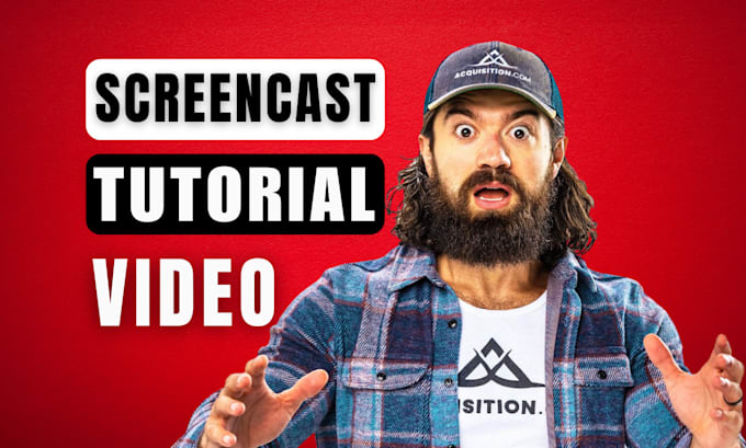 Gig Preview - Create screencast tutorial video, record instructional video