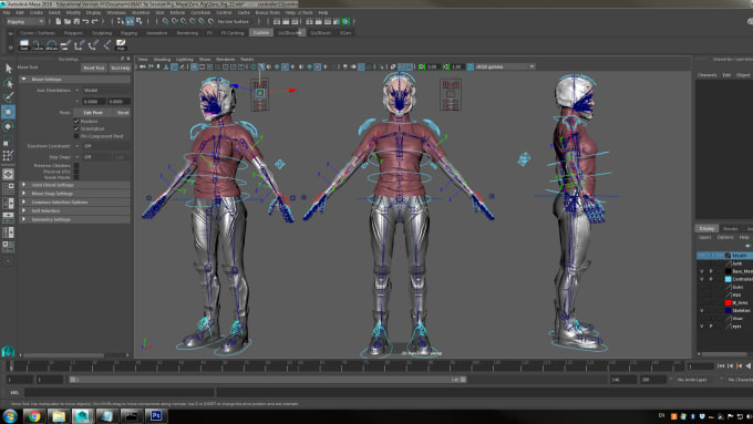 Gig Preview - Do professional 3d rigging in blender and maya