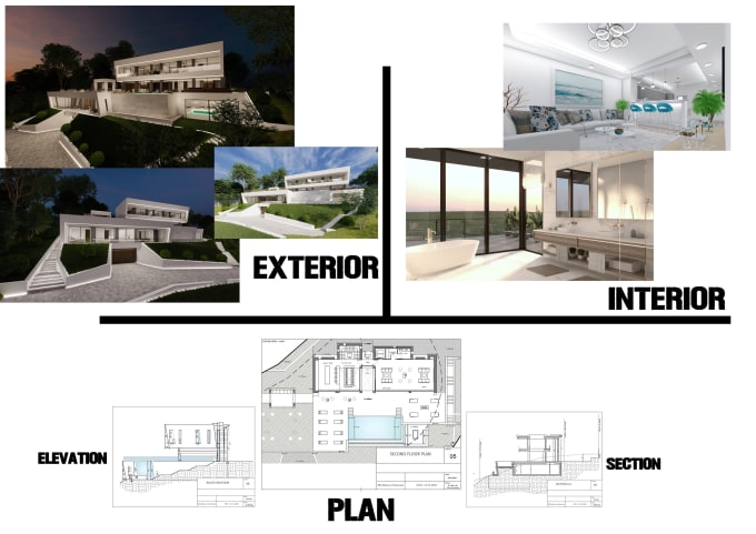 Gig Preview - Do 3d rendering of both exterior and interior