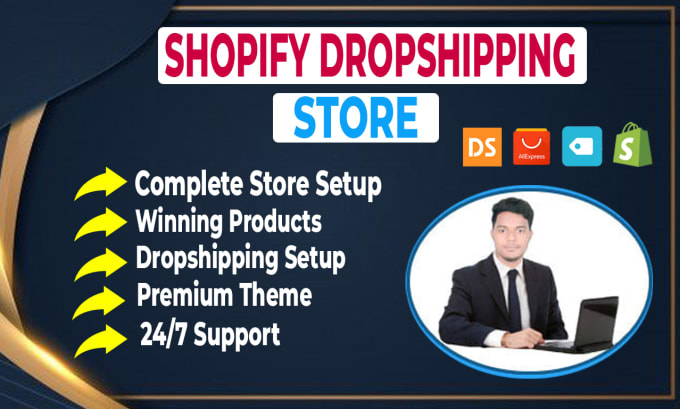 Gig Preview - Build high profitable six figure shopify dropshipping store, shopify website