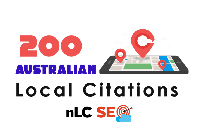 Gig Preview - Do 350 australia local citations backlinks for business SEO