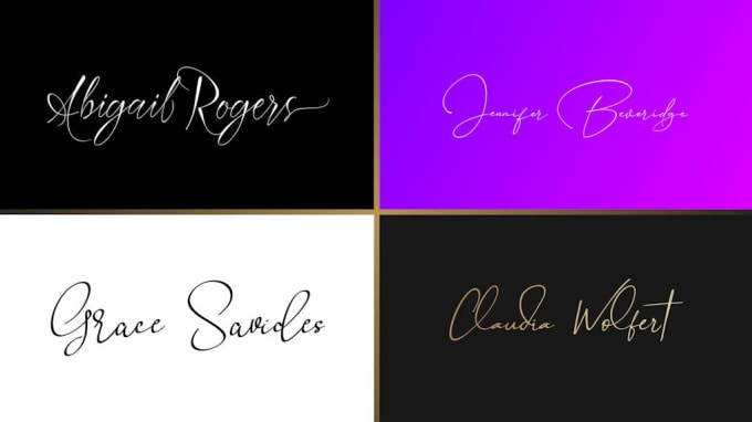 Gig Preview - Animate your handwritten signature or text professionally