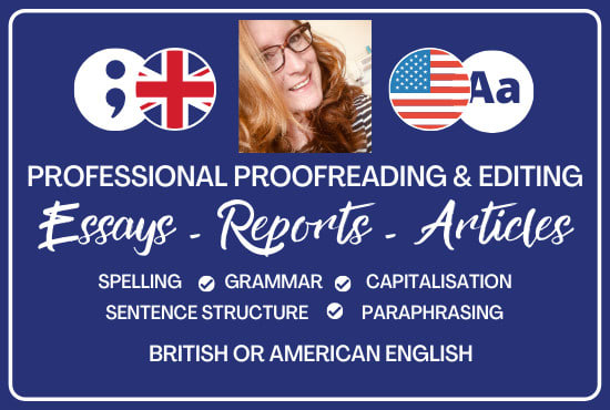 Gig Preview - Proofread, edit and perfect your essay