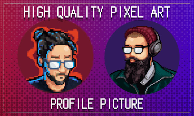 Gig Preview - Create a pixel art avatar for you