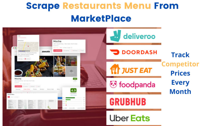 Gig Preview - Provide restaurants price scraping service for your business