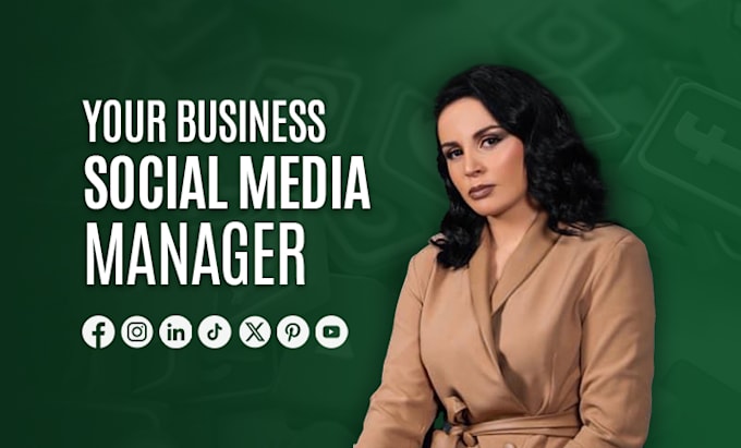 Gig Preview - Be your social media marketing manager for your business