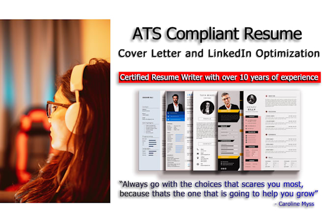 Bestseller - write ats compliant resume CV, cover letter and linkedin profile, resume builder