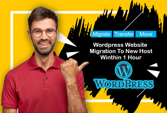 Gig Preview - Migrate, transfer wordpress website to the new host within 1 hour