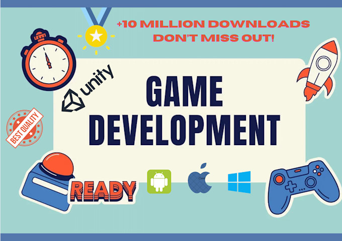 Gig Preview - Be your expert unity developer for mobile games