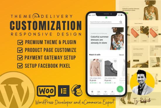 Gig Preview - Create woocommerce online store using ecommerce website