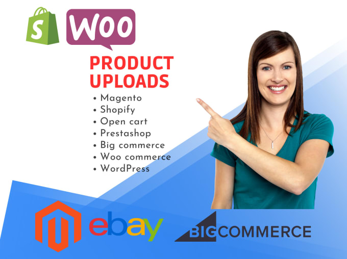 Gig Preview - Product upload image editing in shopify,magento,opencart,woocommerce and more