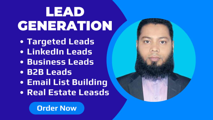 Gig Preview - Do b2b lead generation, linkedin prospecting, email list building