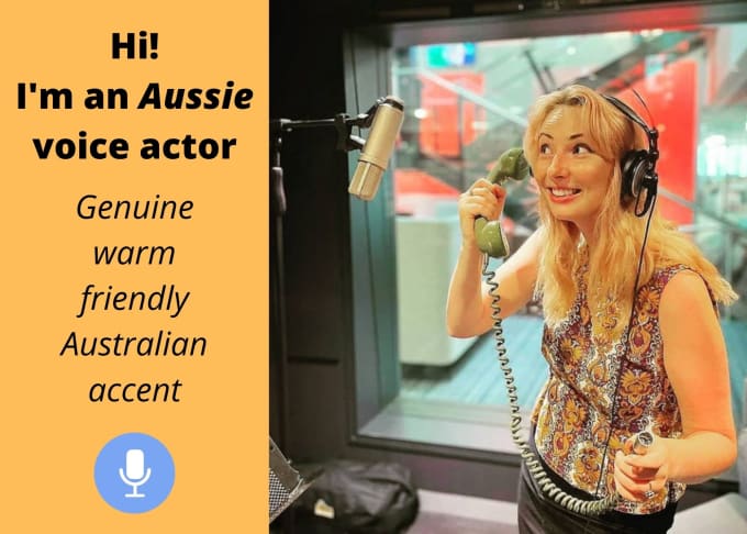 Gig Preview - Record an engaging, warm female australian voice over