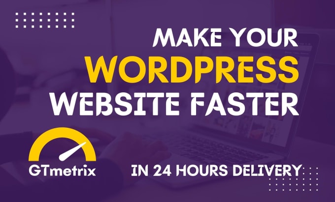 Gig Preview - Optimize wordpress website speed and improve google pagespeed score